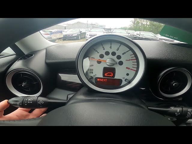 Video thumbnail for How to Manage Trip Info and Fuel Economy on Speedometer Display in Mini One II ( 2006 – 2012 )
