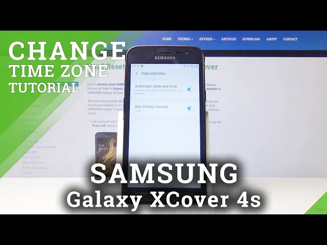 Video thumbnail for How to Change Date & Time in SAMSUNG Galaxy Xcover 4s – Time Set Up