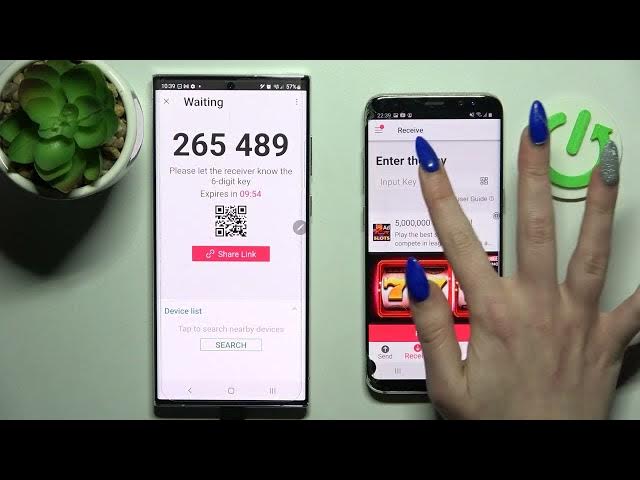 Video thumbnail for Transfer Files From Samsung Galaxy S22 Ultra To An Android Device (Send Anywhere )