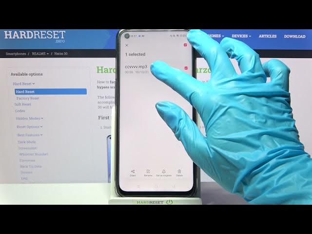 Video thumbnail for How to Record Sounds in REALME Narzo 30 – Voice / Sound Recorder