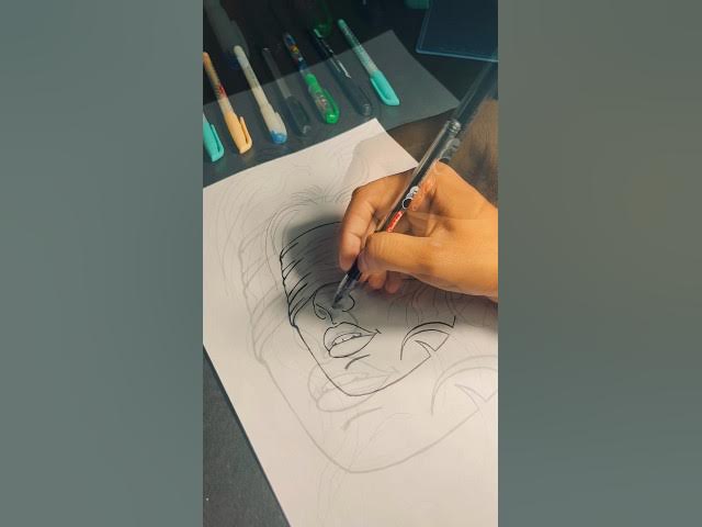 Video thumbnail for Blindfolded Beauty Drawing | Emotional Art#usashorts #usaartist#donaldtrump #america#newyork#artist