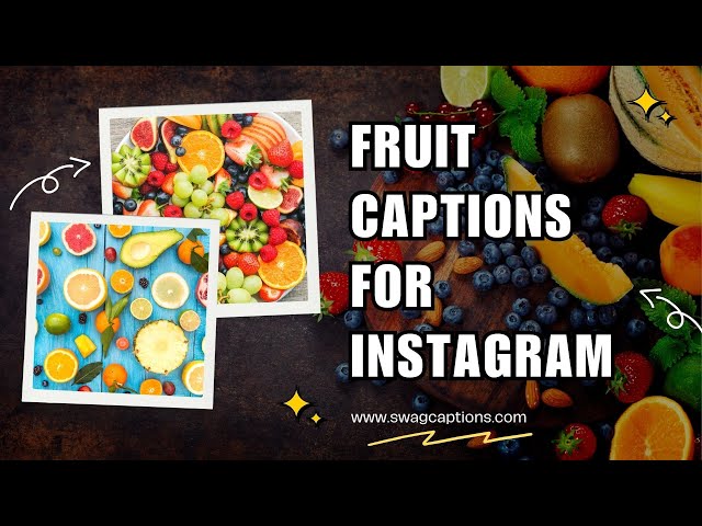 Video thumbnail for Fruit Captions for Instagram
