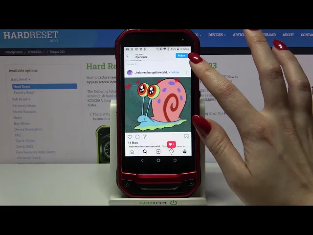 Video thumbnail for How to Download Images from Instagram on KYOCERA Torque G03 – Download from Instagram