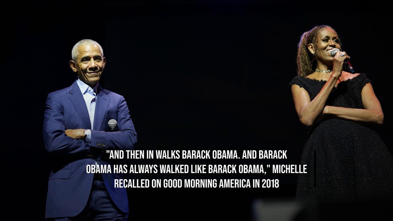 Video thumbnail for Barack and Michelle Obama celebrate 34 years wed.