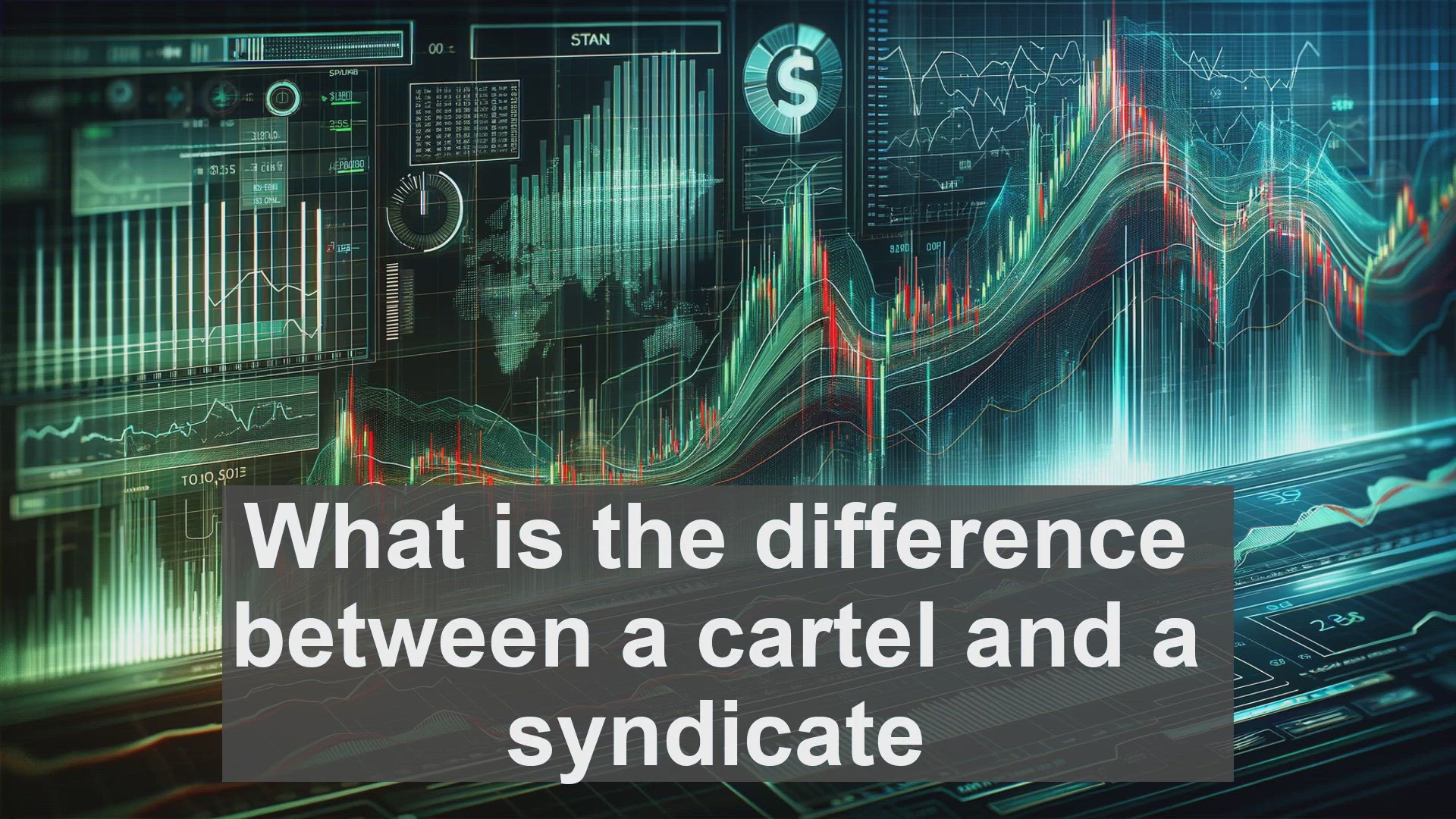 'Video thumbnail for What is the difference between a cartel and a syndicate?'