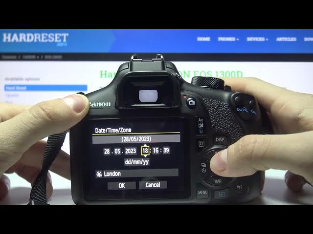 Video thumbnail for How to Set Time and Date on Canon EOS Rebel DLSR Camera - Change Canon Camera Time Settings