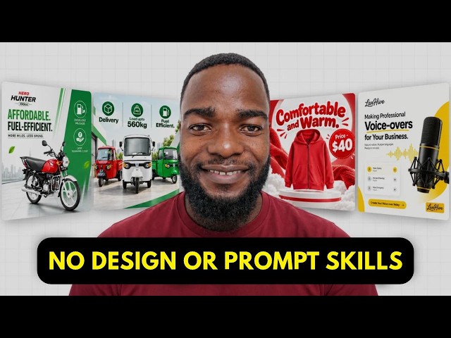 Video thumbnail for How to Make Professional Image Ads with AI