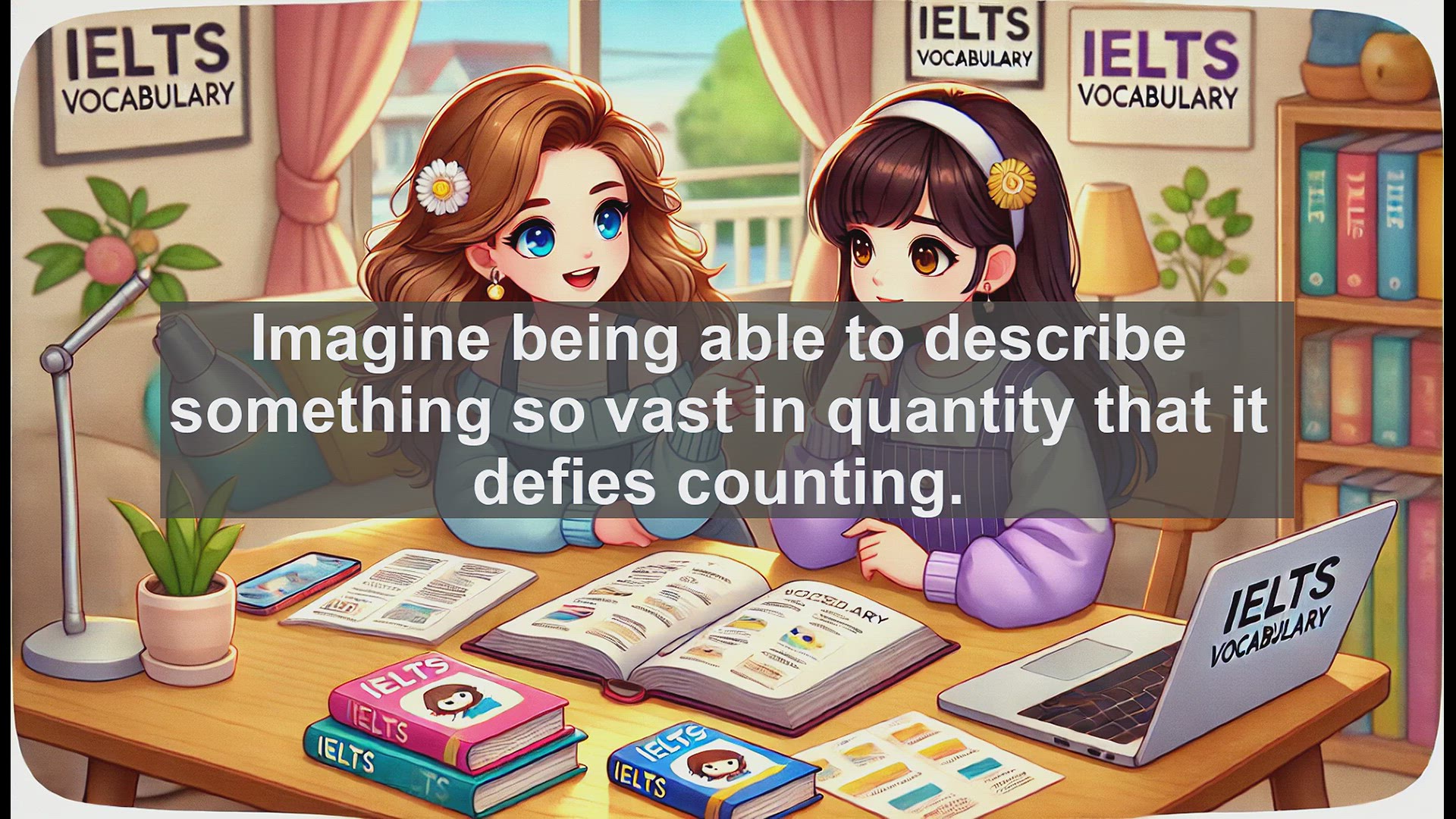 'Video thumbnail for 5000 Must Know IELTS 8.0 Vocabulary - Mastering 'Innumerable': A Key Word for IELTS Success'