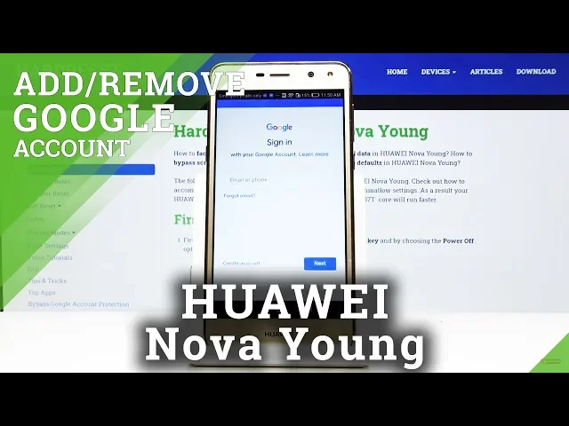 Video thumbnail for How to Connect Google Account with HUAWEI Nova Young – Add & Remove Google User