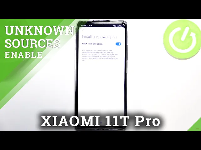 Video thumbnail for How to Download Apps From Unknown Sources on XIAOMI 11T Pro - Allow App Installation