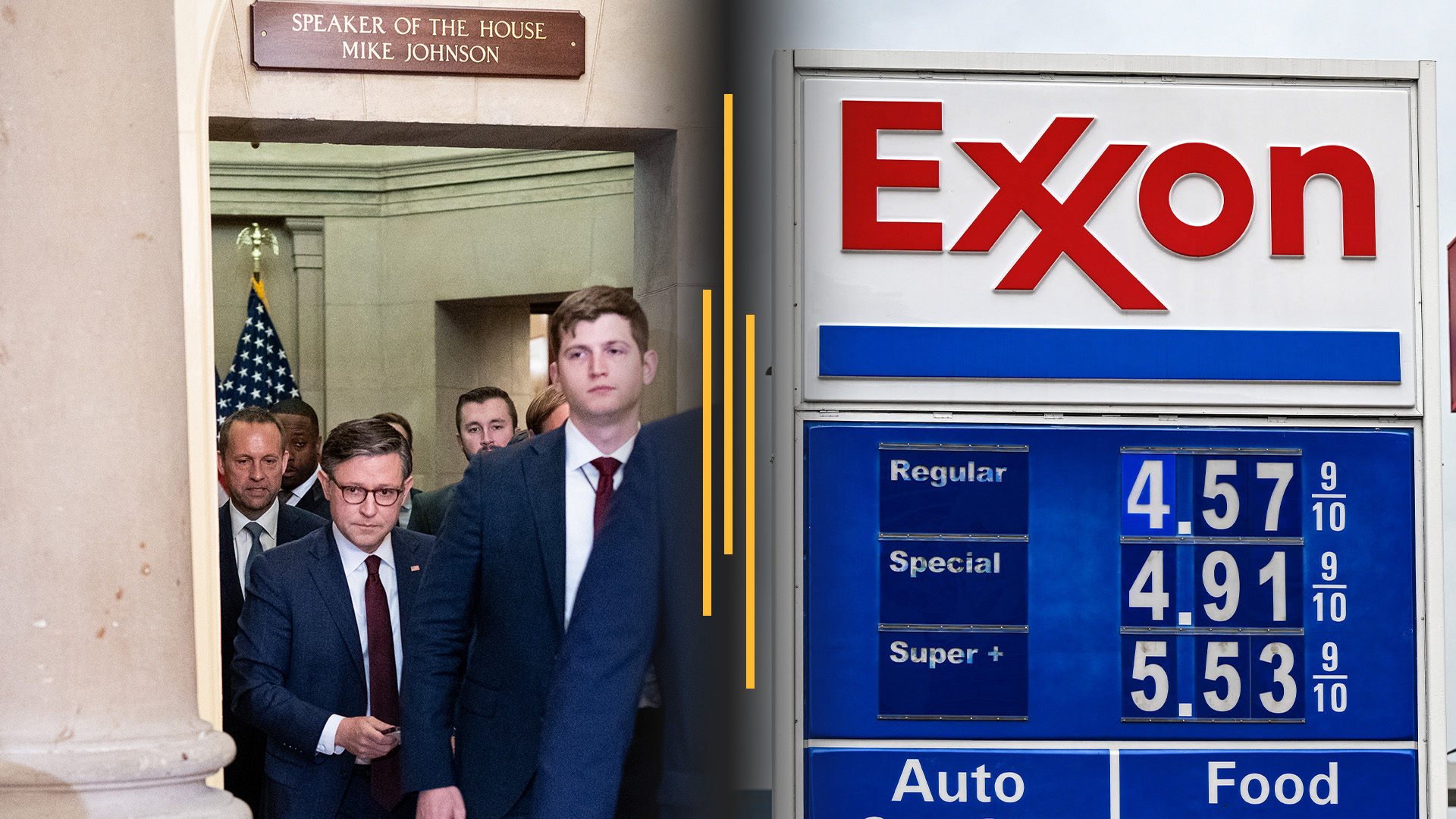 Video thumbnail for House advances $75B ICE funding; Gas tops $4 as Iran standoff drives costs