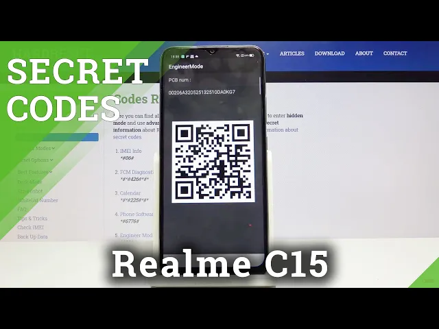 Video thumbnail for Discover All Available Secret Codes for Realme C15 – Open Service Mode / Testing Menu
