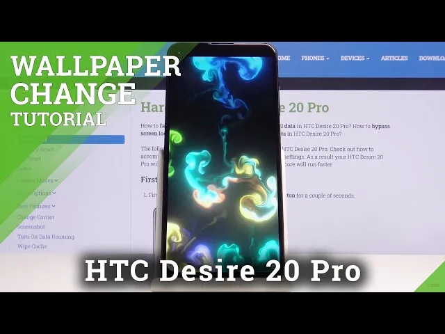 Video thumbnail for How to Apply Animated Wallpaper on HTC Desire 20 Pro-Magic Fluids Live Wallpaper