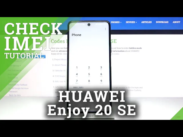 Video thumbnail for How to Check IMEI and SN in HUAWEI Enjoy 20 SE – Find Unique Numbers