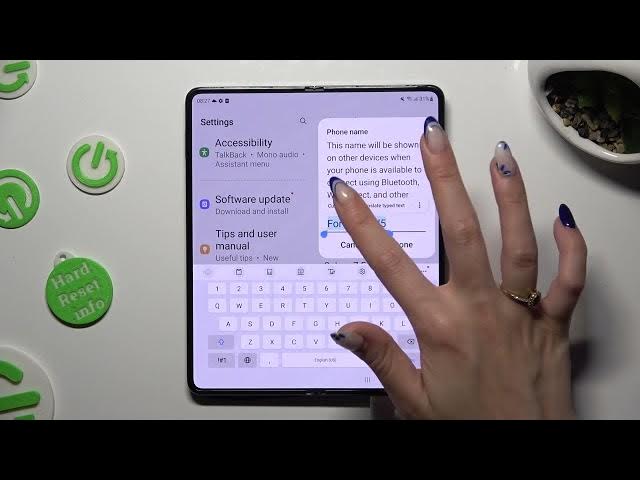 Video thumbnail for How to Change Device Name on Samsung Galaxy Fold5 5G?