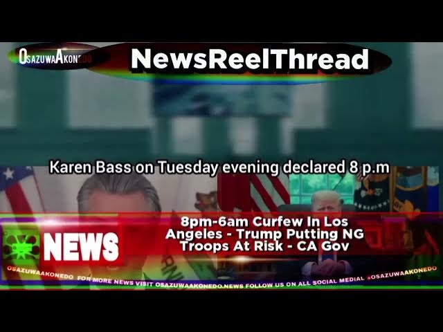 Video thumbnail for NewsReelThread @12pm 17-6