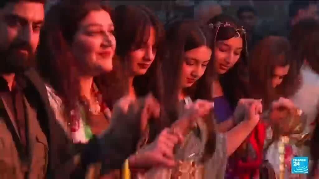 Video thumbnail for Syrian Kurds return home to celebrate Nowruz for the first time since exile