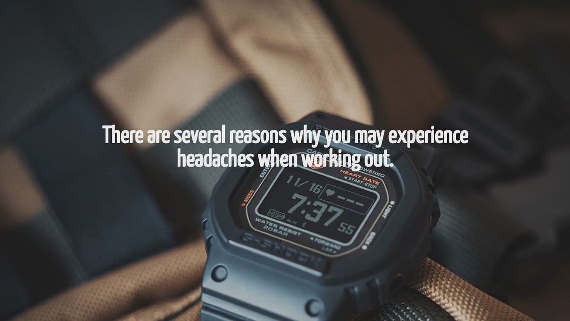 Video thumbnail for Why Do I Get Headaches When I Workout