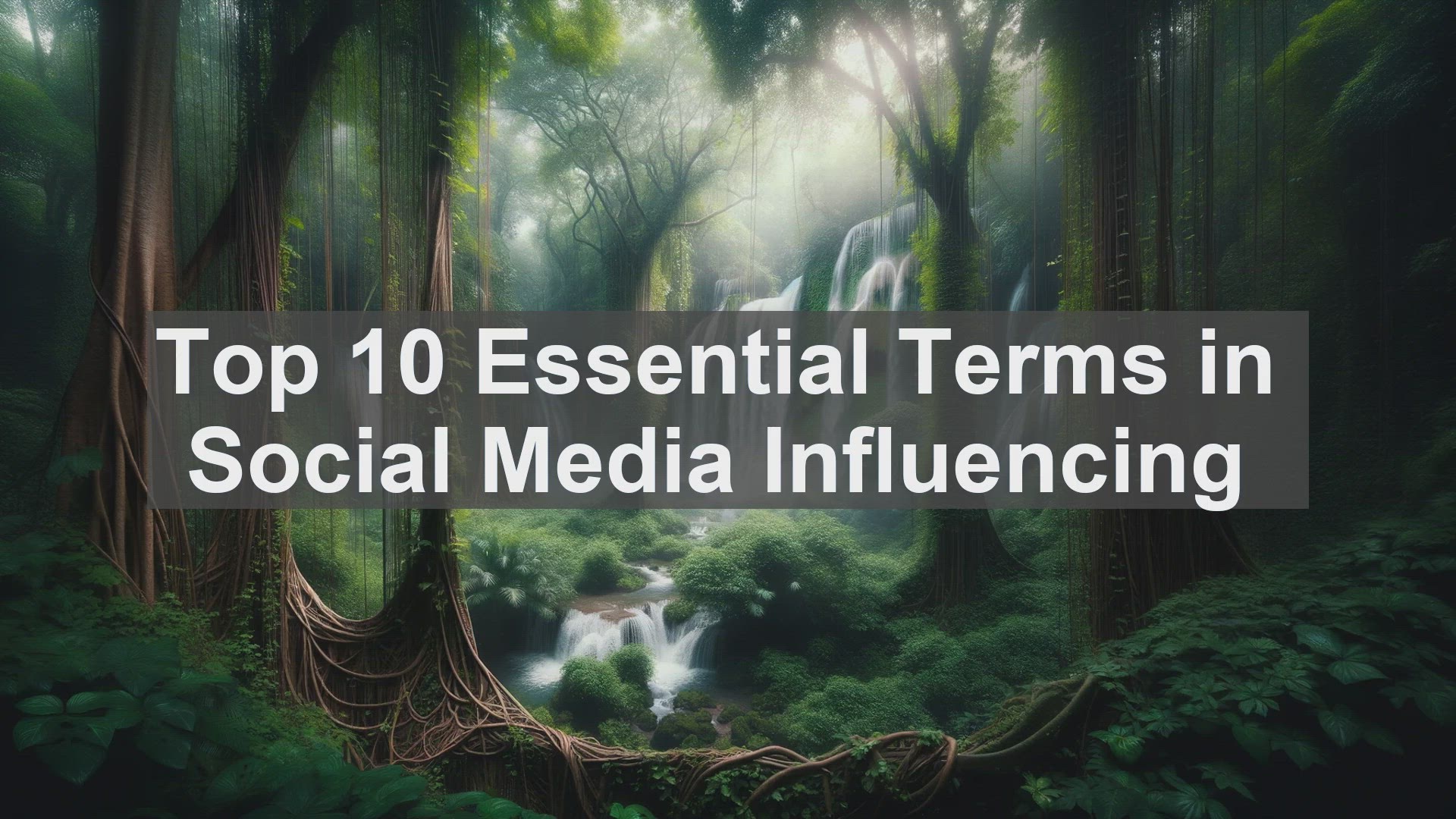 'Video thumbnail for Top 10 Essential Terms in Social Media Influencing'