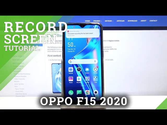 Video thumbnail for How to Record Screen on OPPO F15 2020 – Use Screen Recorder