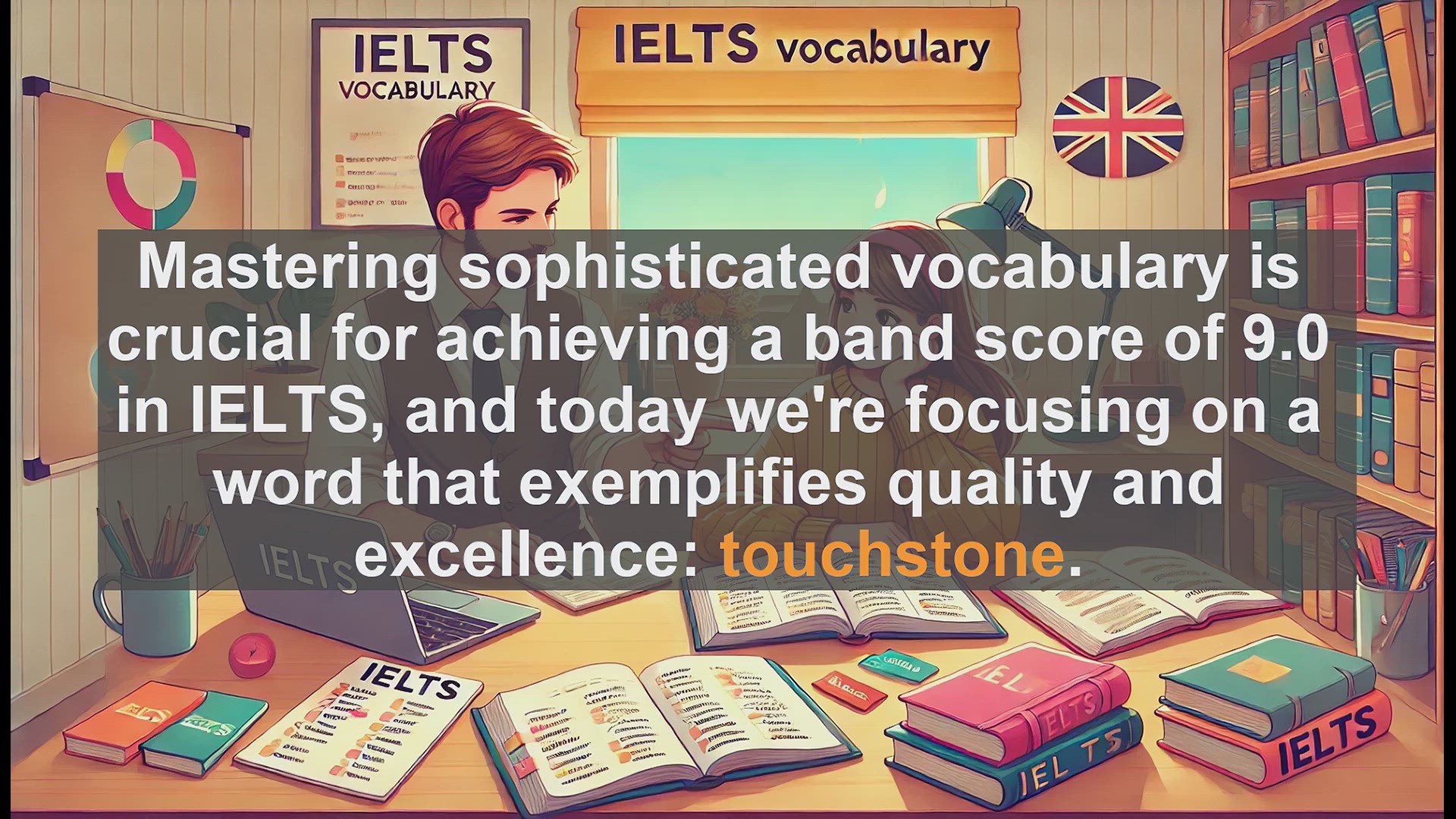'Video thumbnail for 2000 Must Know IELTS 9.0 Vocabulary - Understanding 'Touchstone': A Key Word for IELTS Band 9.0'