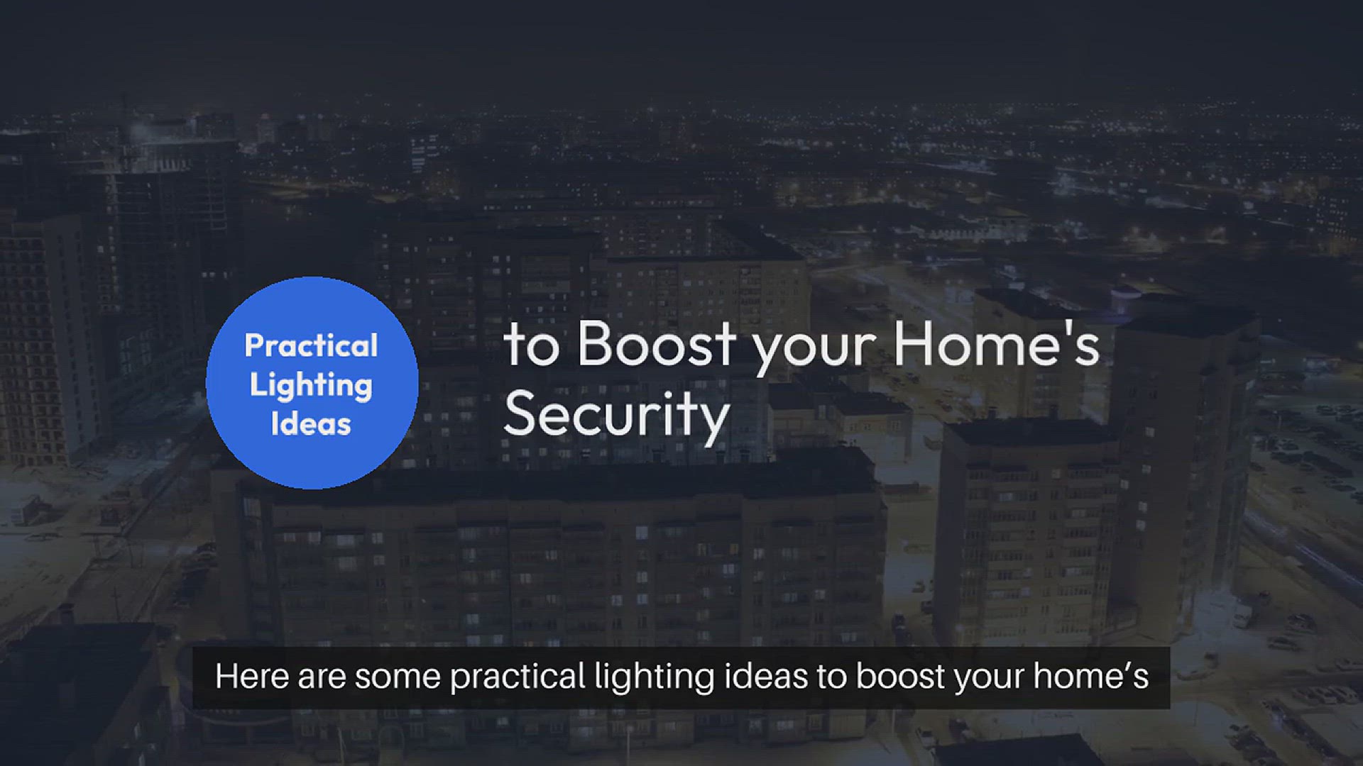 Video thumbnail for Effective Outdoor Security Lighting Idea
