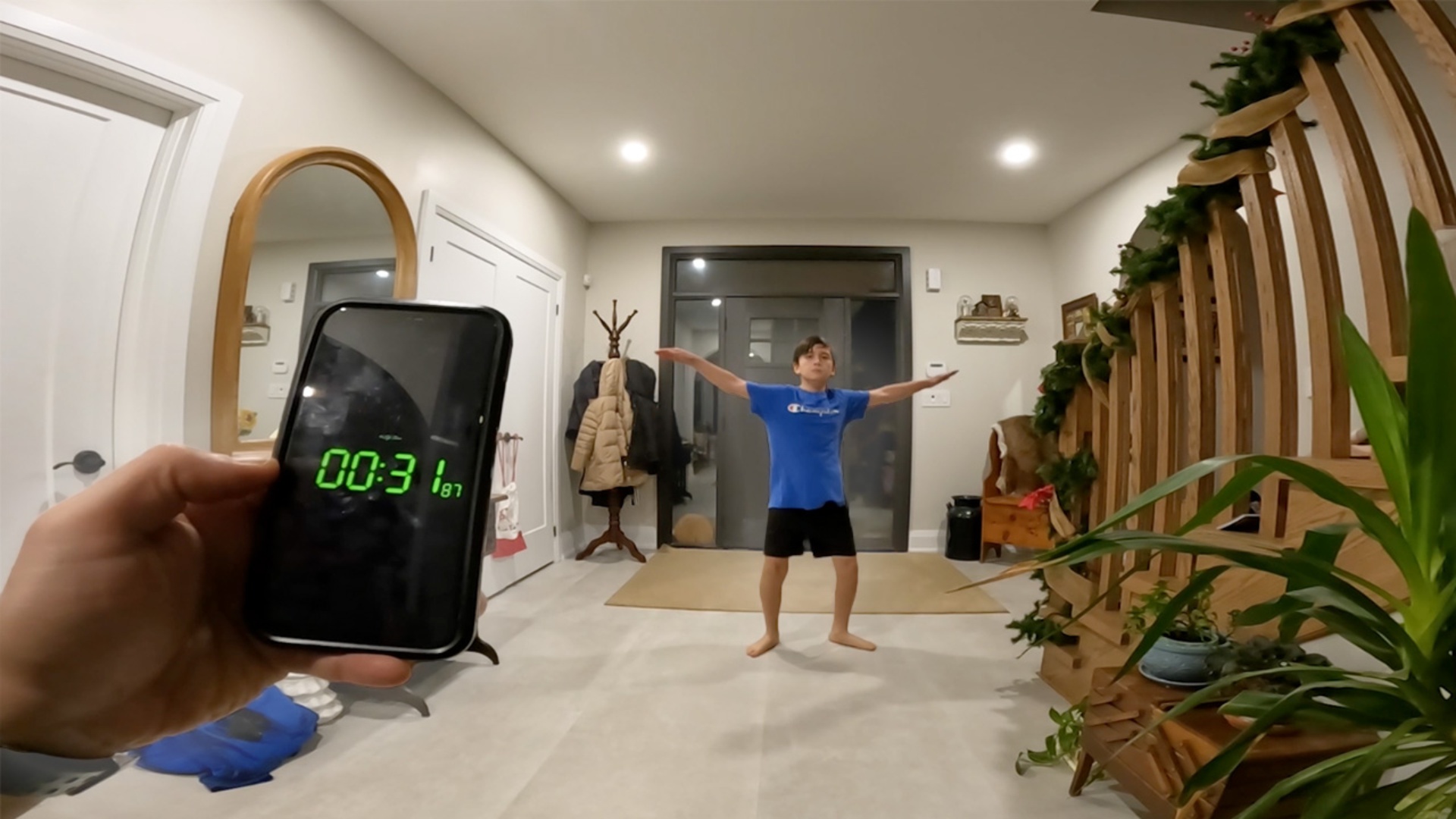 Video thumbnail for Most star jumps in one minute (under 16s) - 119 by Adamo DeFrancesco