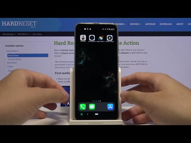 Video thumbnail for How to Apply Shadow Galaxy Animated Wallpaper on Motorola One Action?