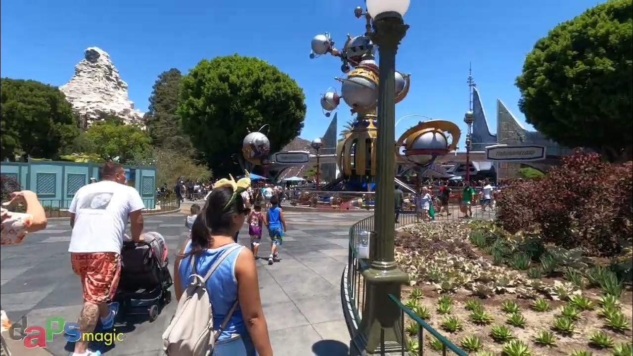 'Video thumbnail for New Tomorrowland Entrance Gardens at Disneyland on June 12, 2022'