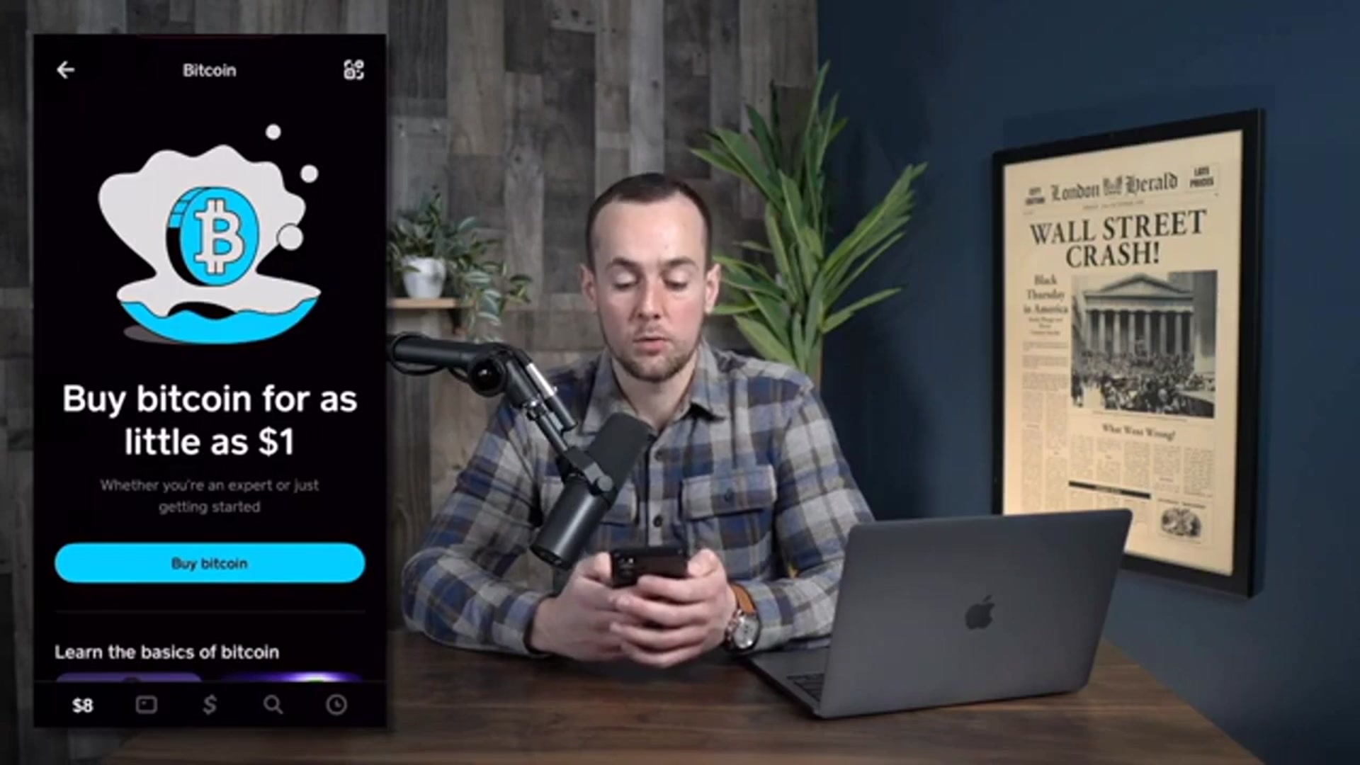 'Video thumbnail for ryan scribner espanol: cómo comprar bitcoin fácil en cash app: guía paso a paso para invertir'