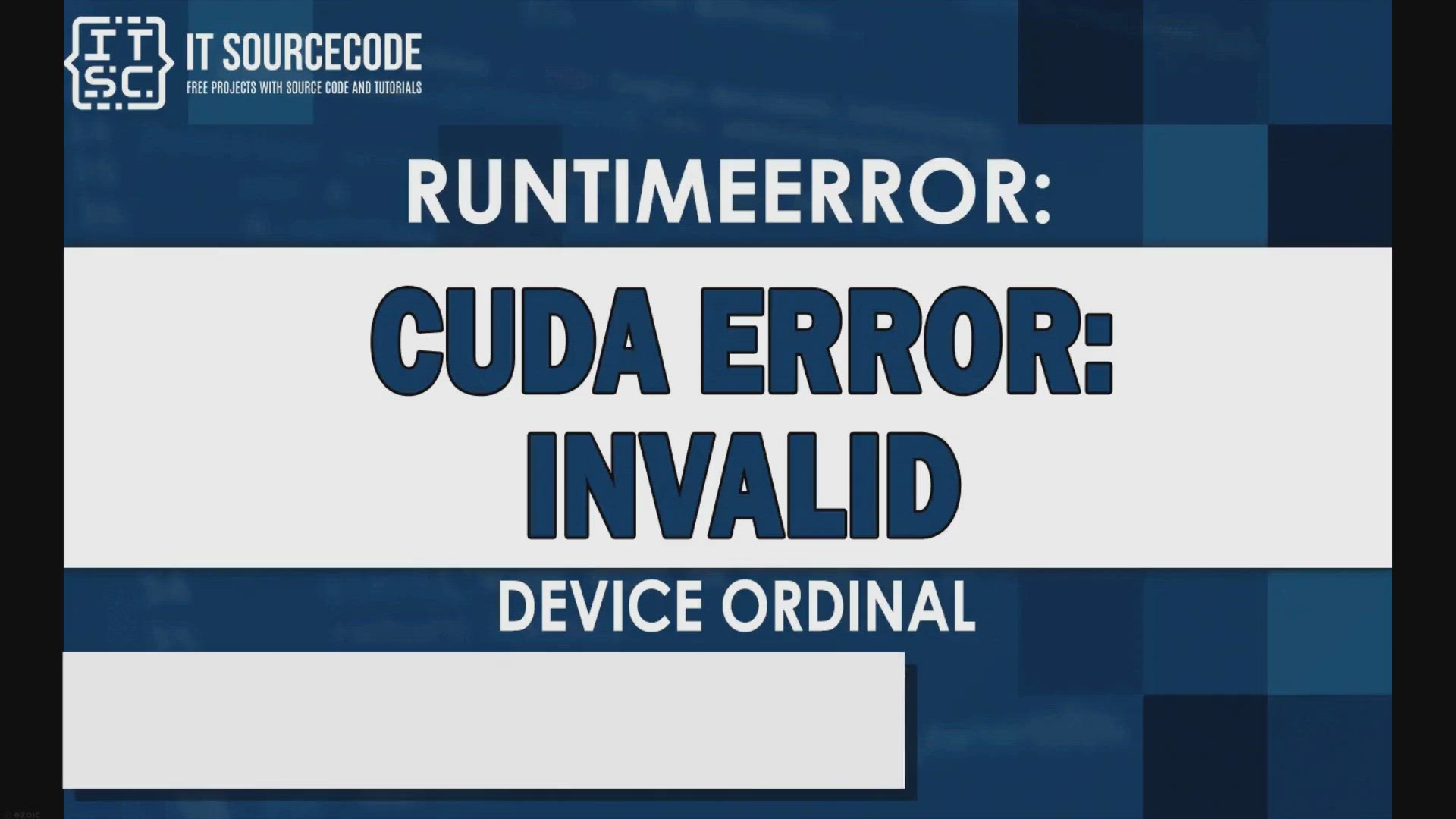 'Video thumbnail for Runtimeerror: cuda error: invalid device ordinal'