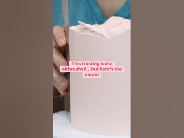 Video thumbnail for Want impossibly smooth frosting? Try this! #cakedecorating #cakehack #cakes #cakeideas #cakevideo