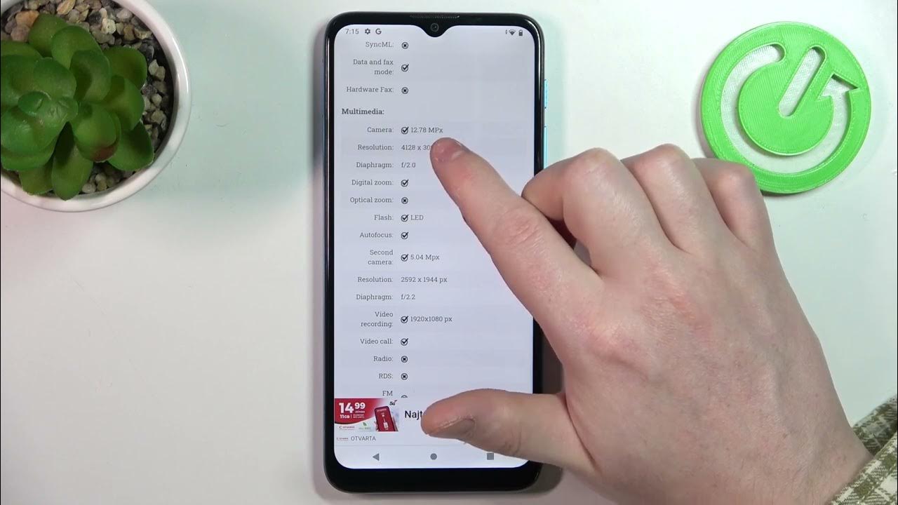 Video thumbnail for How Many Megapixels Do the Cameras on MOTOROLA Moto E7 Phone Have? Let's Find Out!