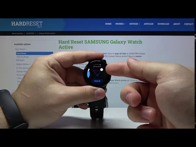 Video thumbnail for How to Close Recent Apps on SAMSUNG Galaxy Watch Active – Deactivate Running Apps