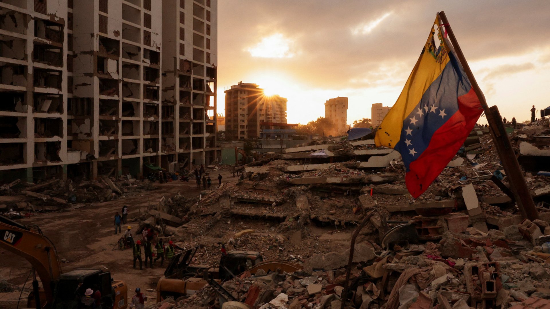Video thumbnail for Venezuela earthquake recovery: businesses begin to reopen two months after disaster