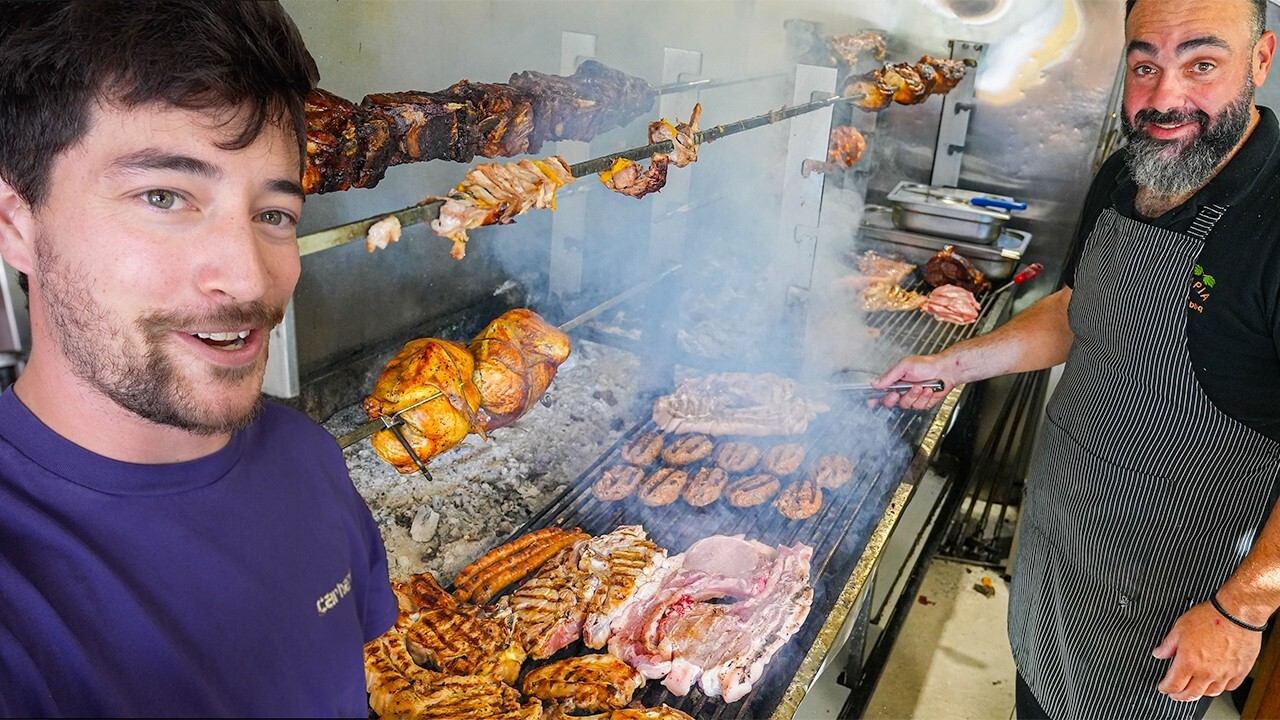 Video thumbnail for Greek Surf & Turf in Crete  Mitsos BBQ + Fresh-Caught Grouper Feast!