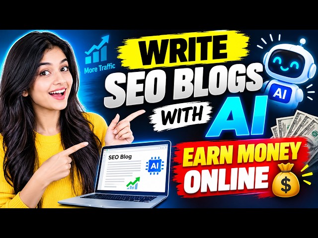 Video thumbnail for How to Write SEO Frindly Blog Post with AI & Earn Money Online