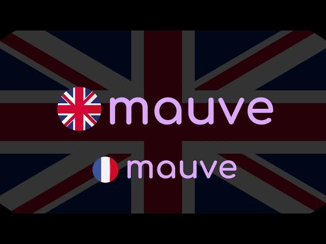 Video thumbnail for Comment prononcer « mauve » en anglais