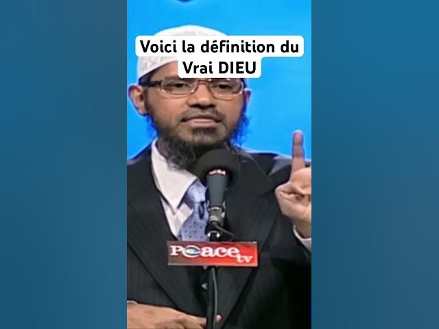 Video thumbnail for Voici la définition du vrai Dieu ! #conversion #islam #zakirnaik