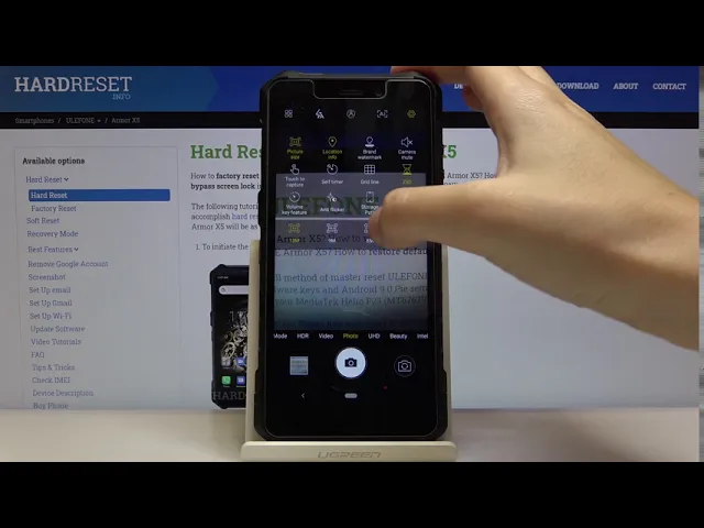 Video thumbnail for How to Change Photo Resolution in ULEFONE Armor X5 – Camera Resolution