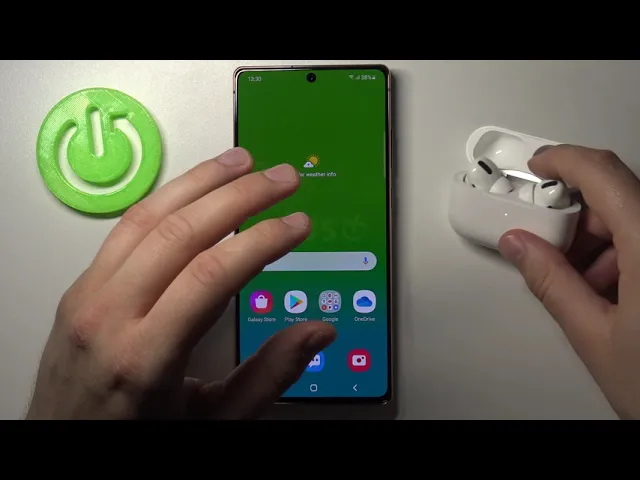 Video thumbnail for How to Pair AirPods with Samsung Galaxy Note 20? Link Apple and Samsung Devices via Bluetooth