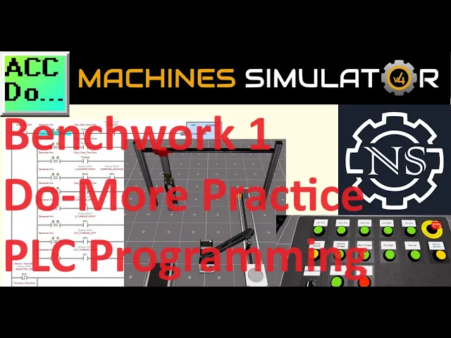 'Video thumbnail for Benchwork 1 Do-More Practice PLC Programming'