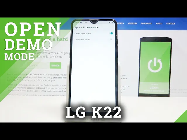 Video thumbnail for How to Run LG K22 in Demo Mode – Show Demo Mode