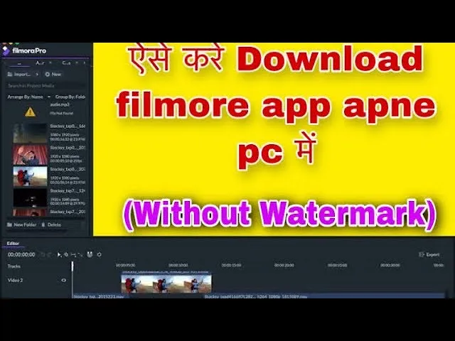 Video thumbnail for how to download filmora app in laptop without watermark