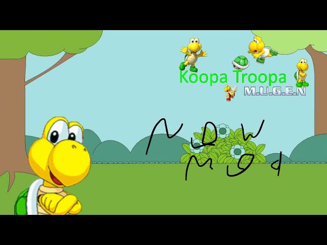 Video thumbnail for Koopa Troopa Mugen Wip 1.0.0 By Me Screenpack