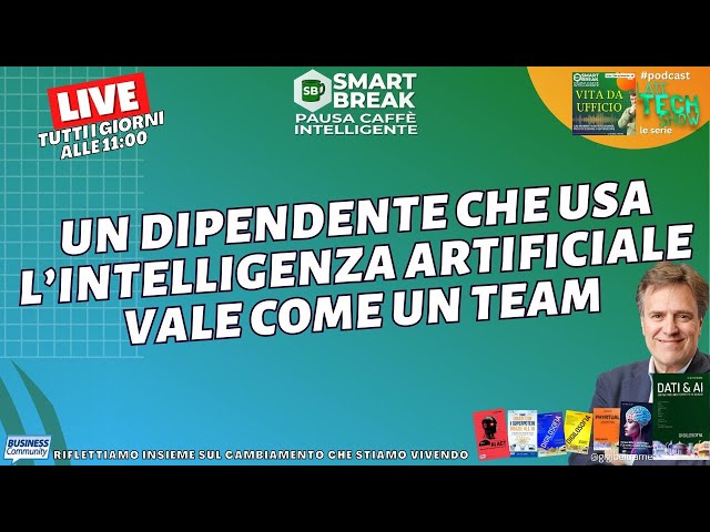 Video thumbnail for Un dipendente che usa l’intelligenza artificiale vale come un team? - #SmartBreak