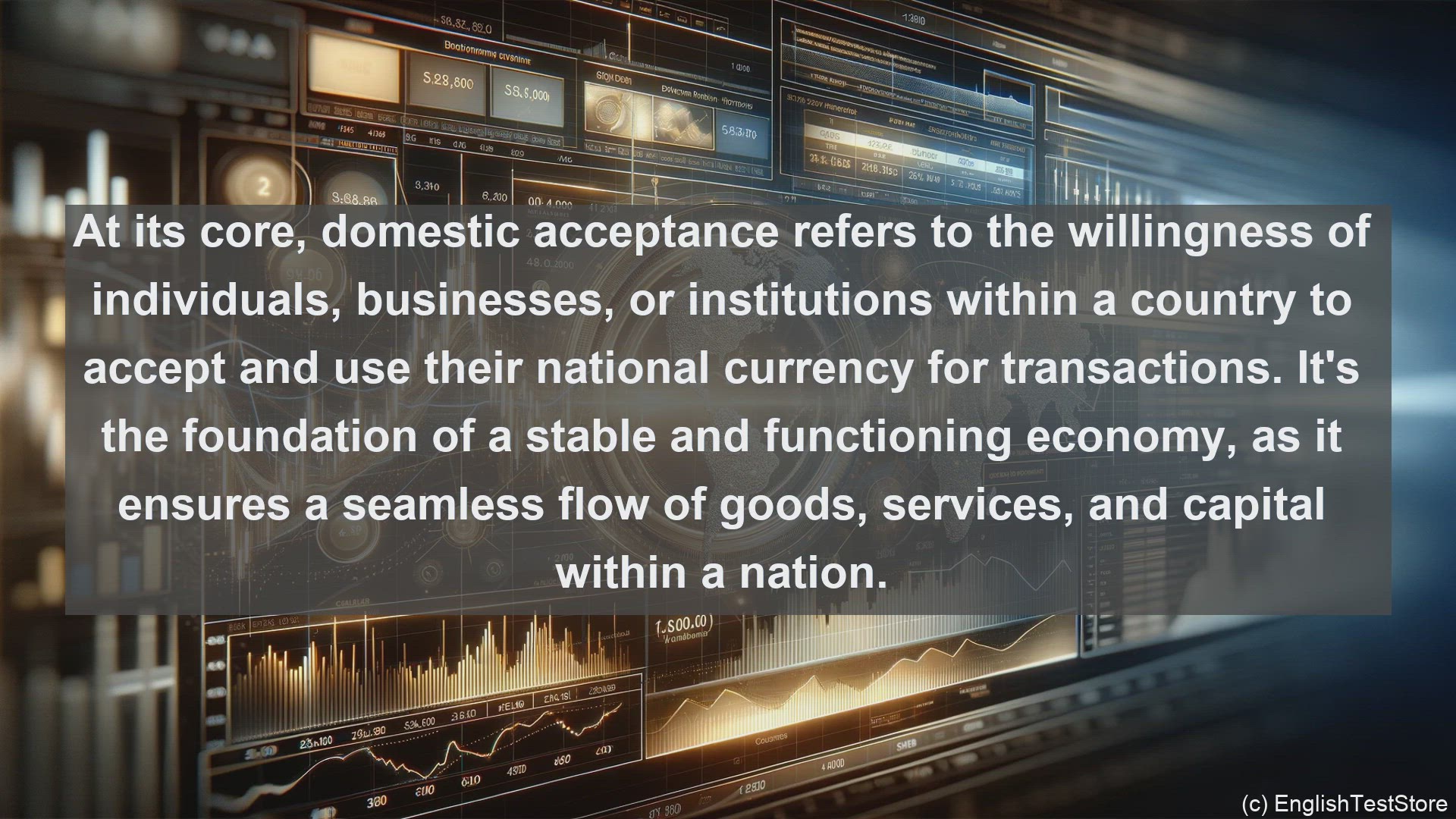 'Video thumbnail for Domestic acceptance in economics and finance'