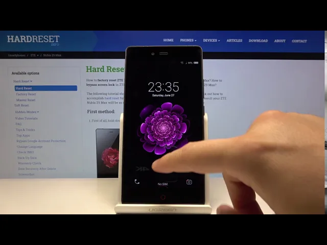 Video thumbnail for How to Change Screen Lock Method in ZTE Nubia Z9 Max - Set up Screen Lock
