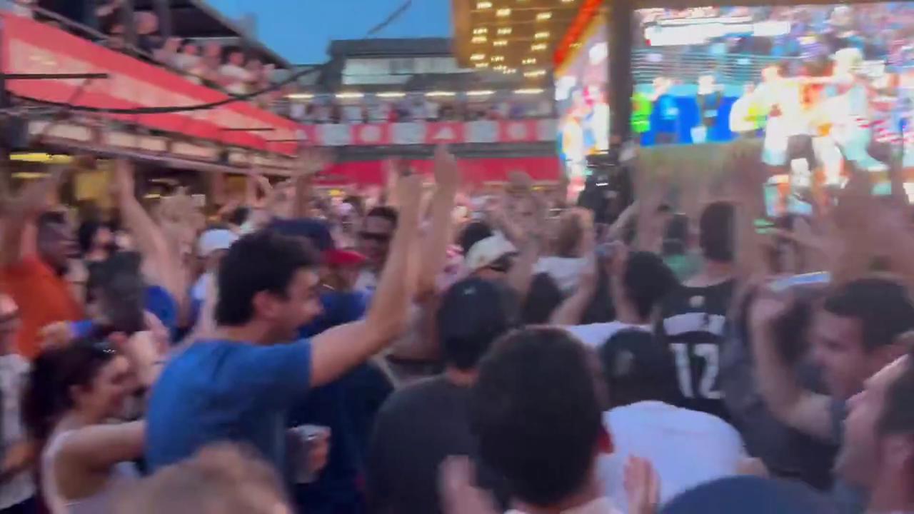 Video thumbnail for World Cup 2026 – US: Fans Celebrate as Team Secures Round of 16 Berth 4.