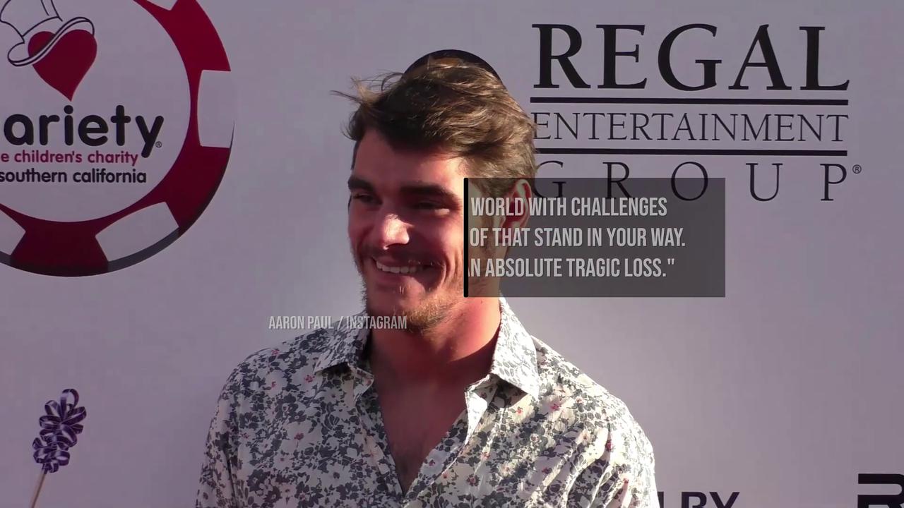 Video thumbnail for Aaron Paul recalls last meeting with 'Superman' RJ Mitte.